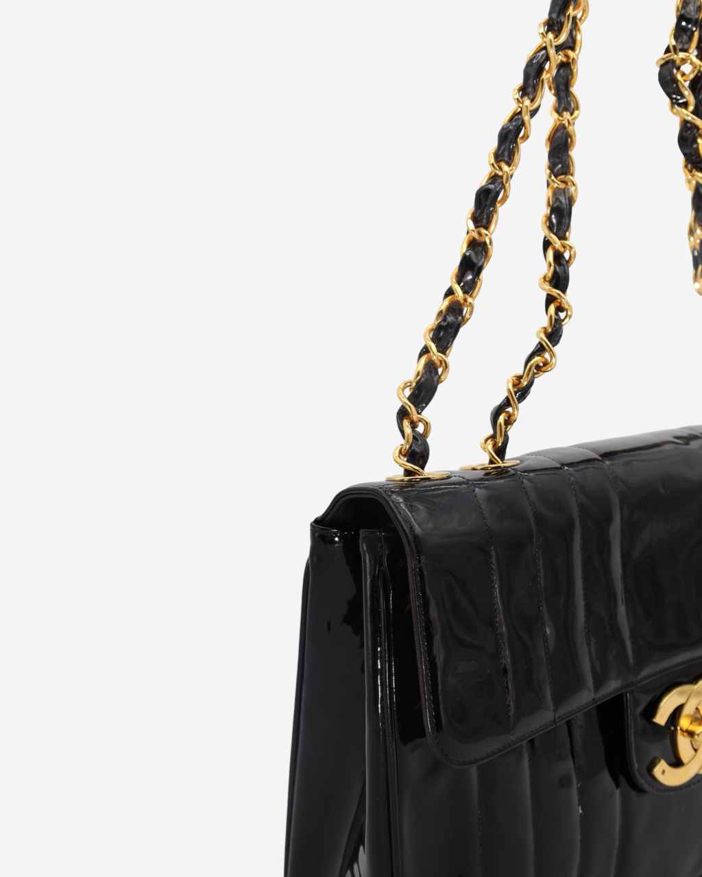 Chanel Mademoiselle Jumbo Vernis Bag