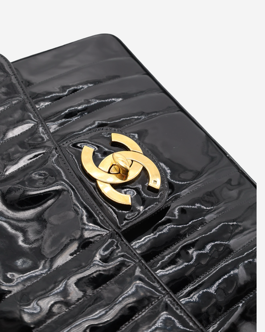 Chanel Mademoiselle Jumbo Vernis Bag