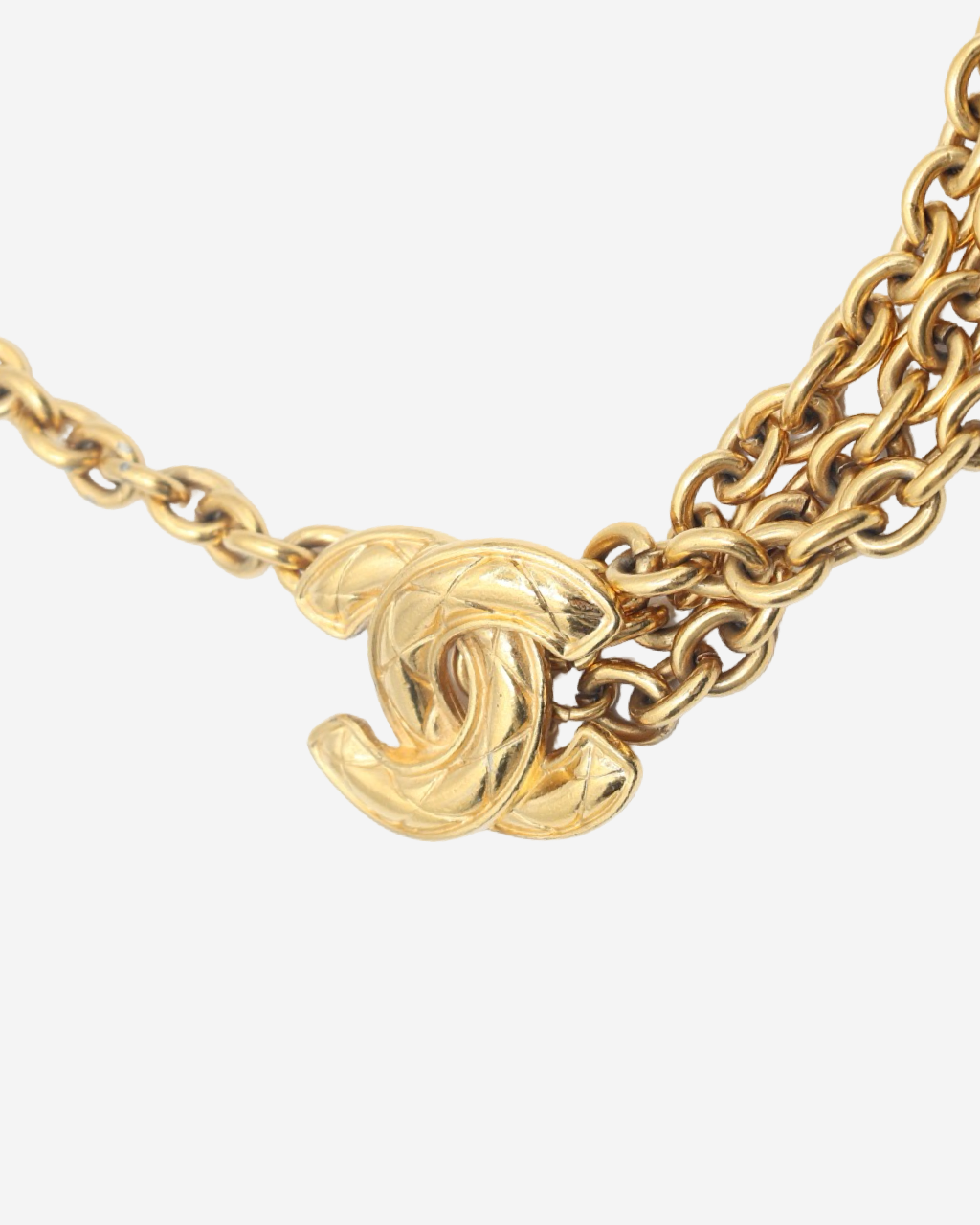 Cinturón Chanel Logo CC
