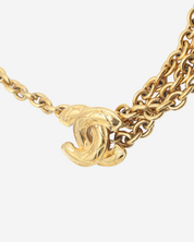 Cinturón Chanel Logo CC
