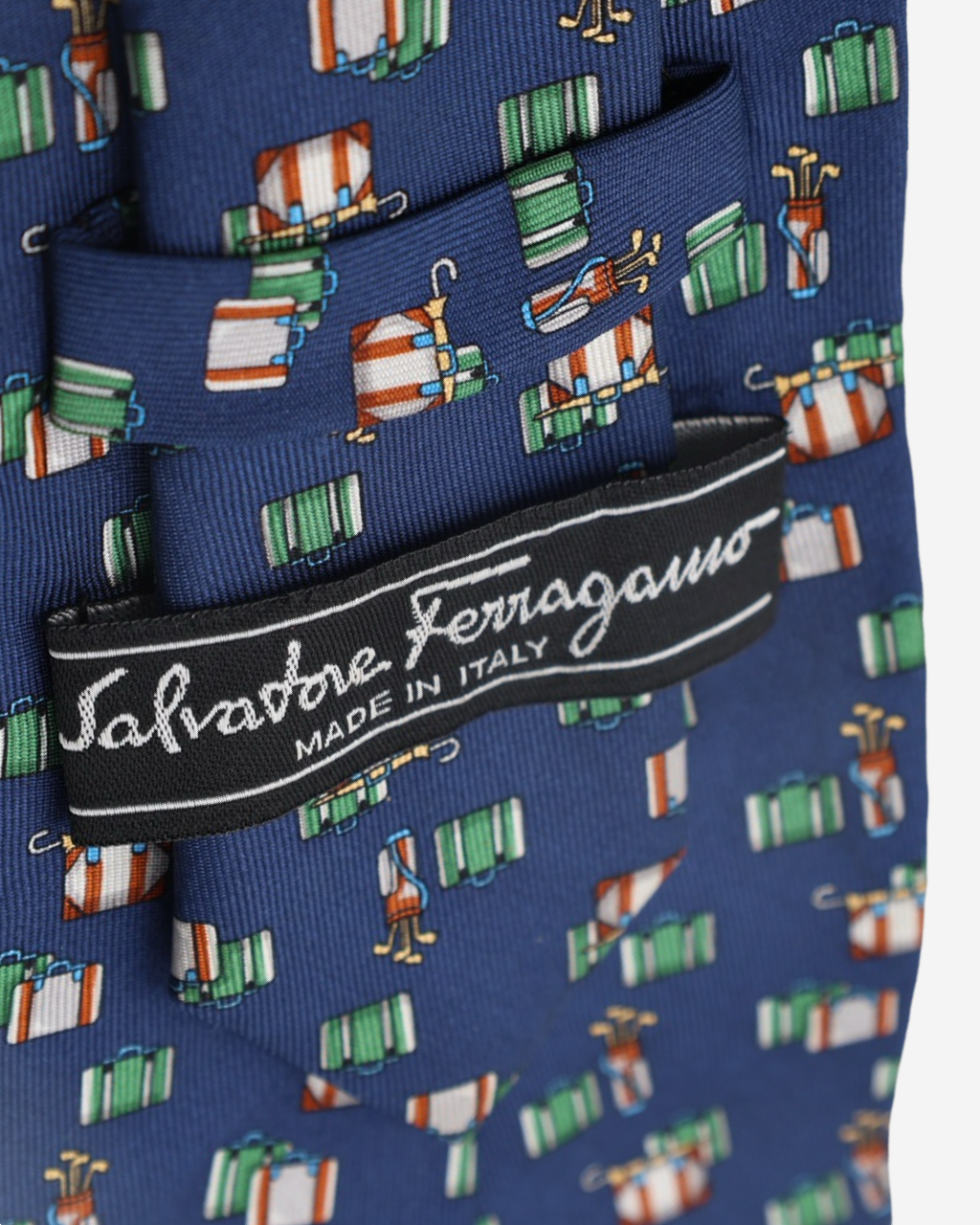 Ferragamo Tie Suitcases