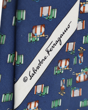 Ferragamo Tie Suitcases