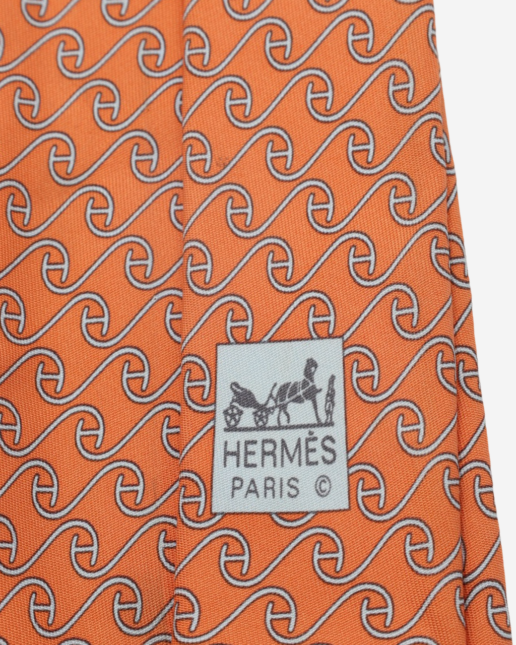 Corbata Hermès Olas
