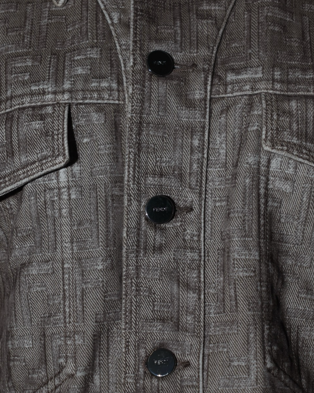 Fendi Denim Zucca Jacket 50 IT