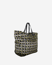 Prada Nylon Geometric Reversible Tote Bag