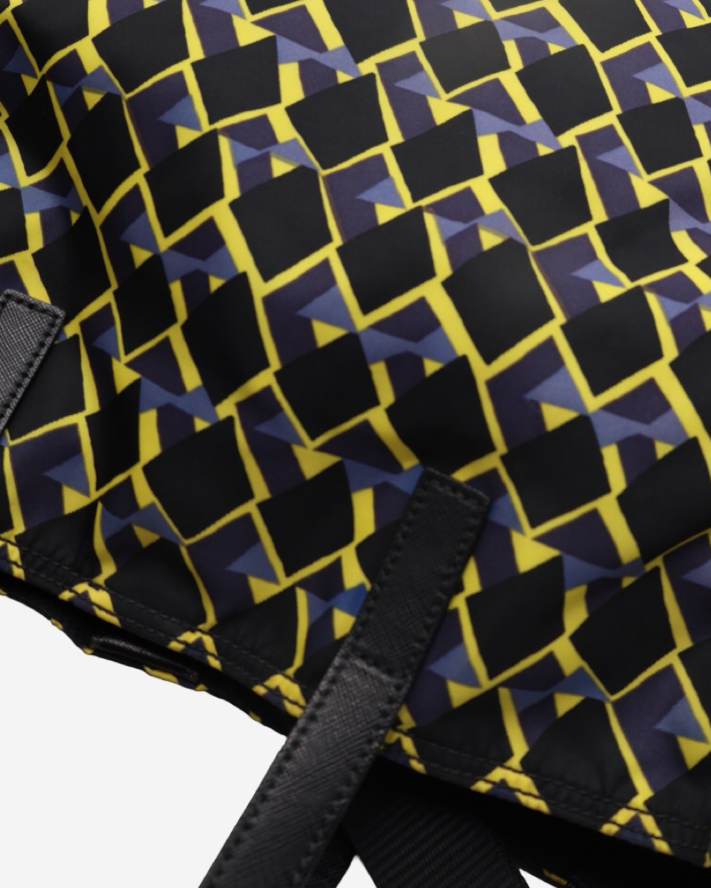Prada Nylon Geometric Reversible Tote Bag