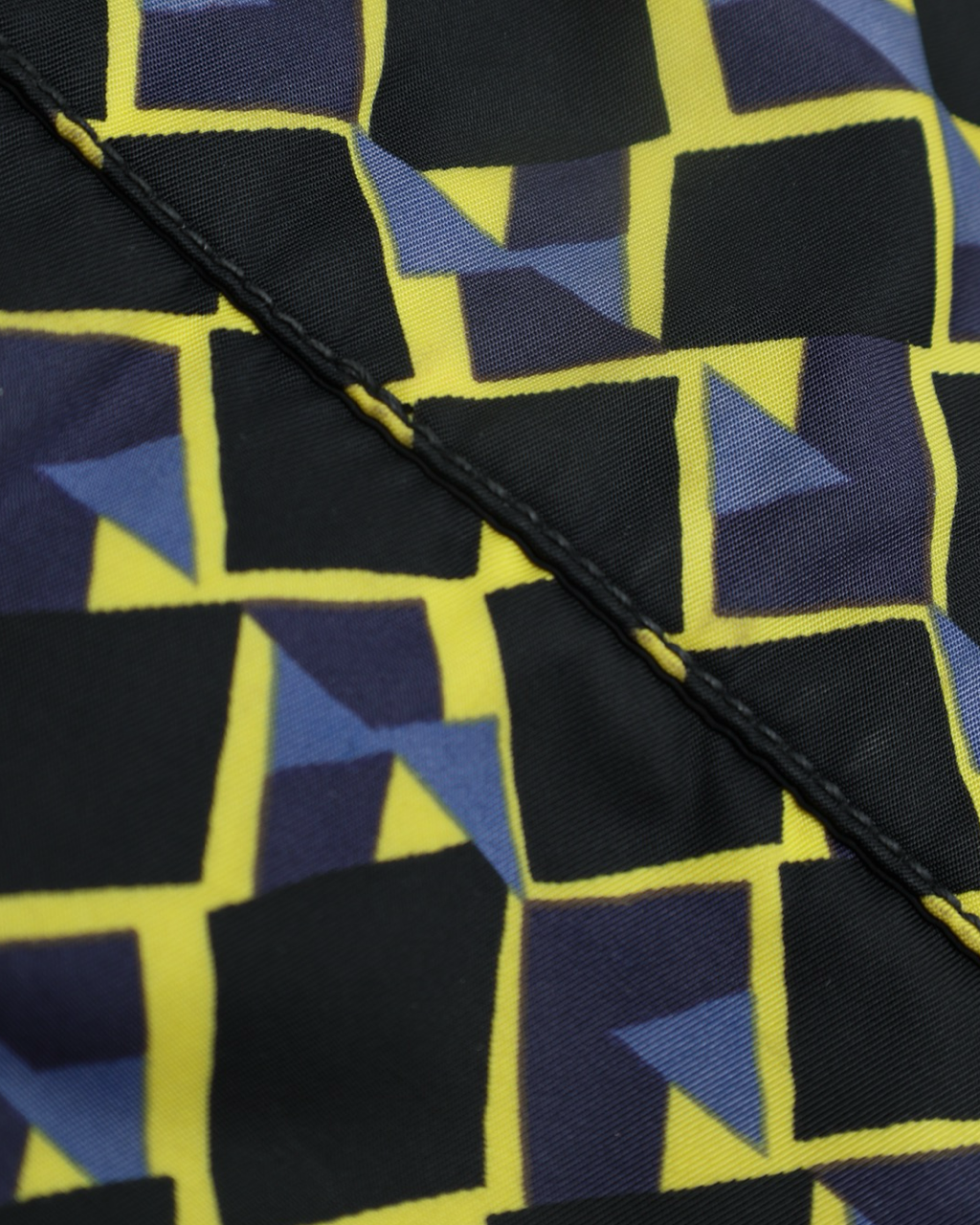 Prada Nylon Geometric Reversible Tote Bag