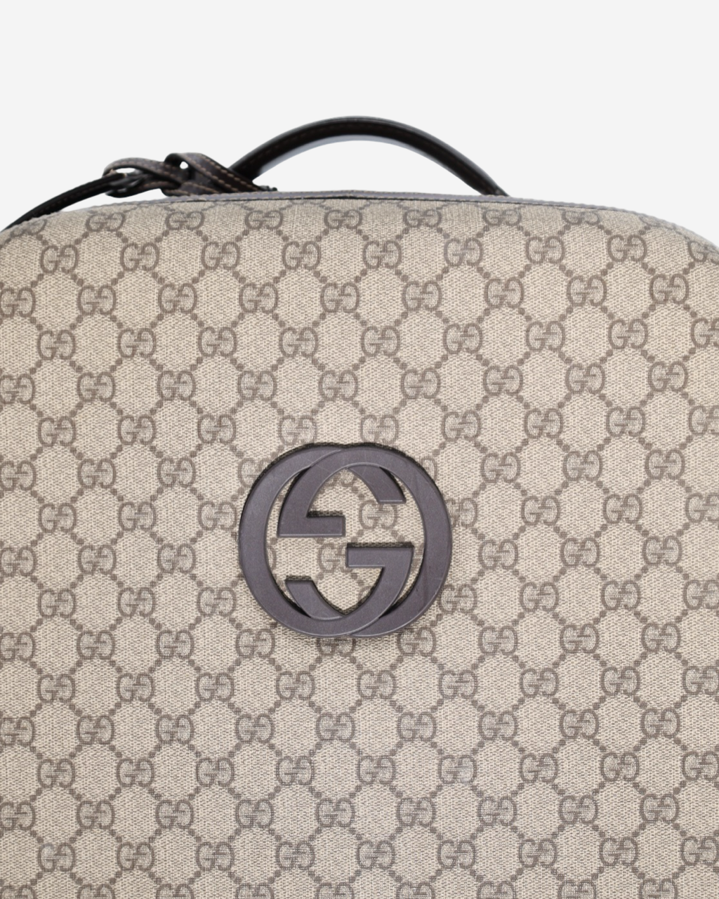 Gucci GG Supreme Interlocking Suitcase