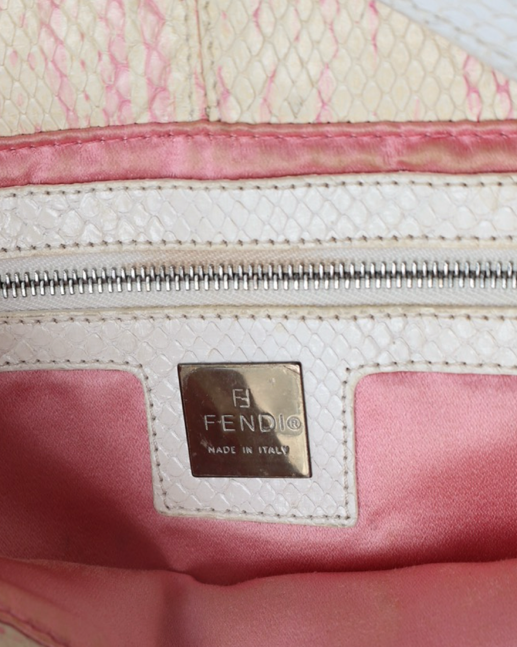 Fendi Python Baguette Bag