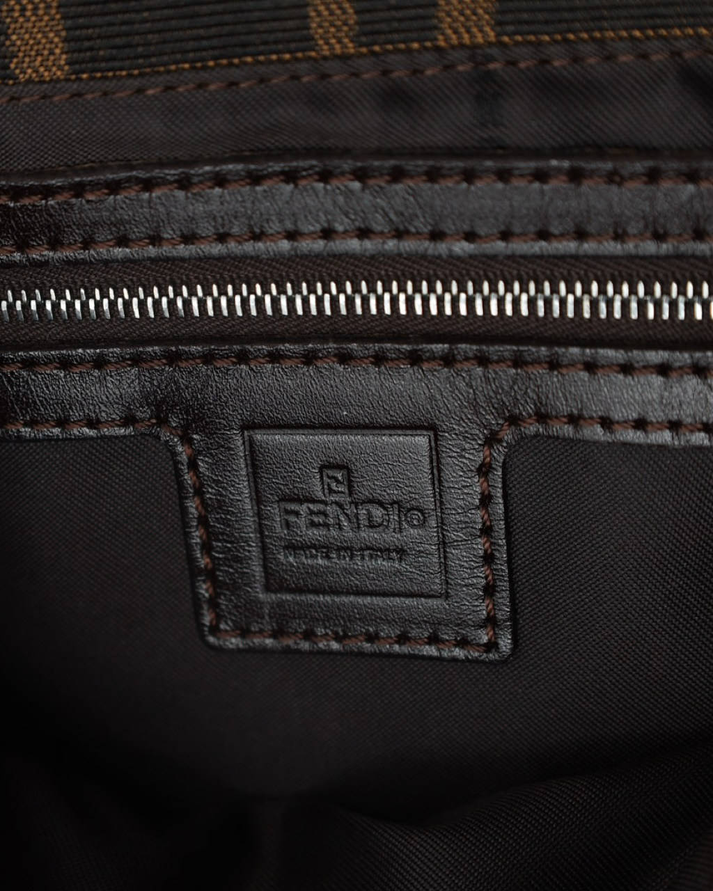 Fendi Baguette Zucca Bag