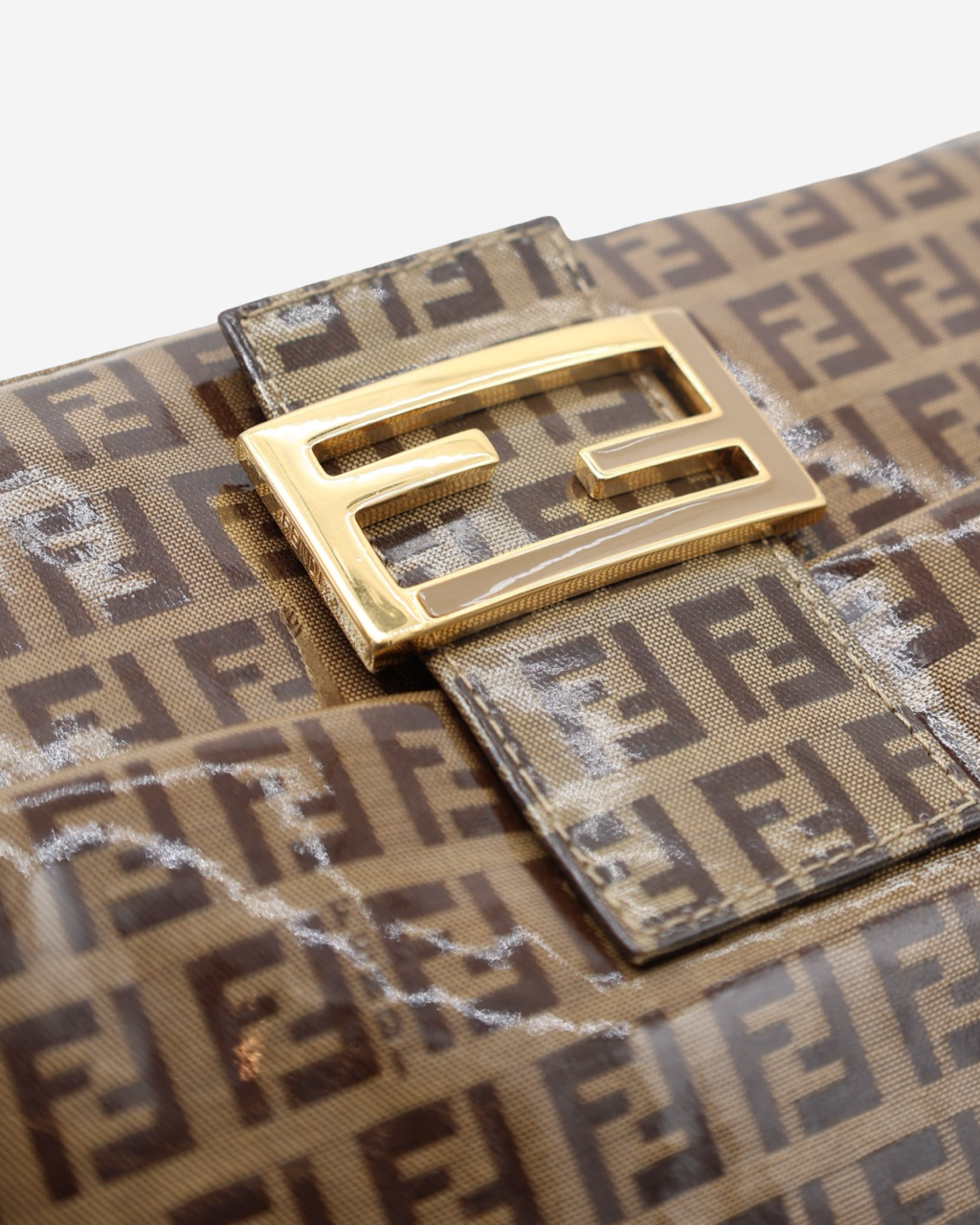 Fendi Mamma Baguette Zucchino Bag