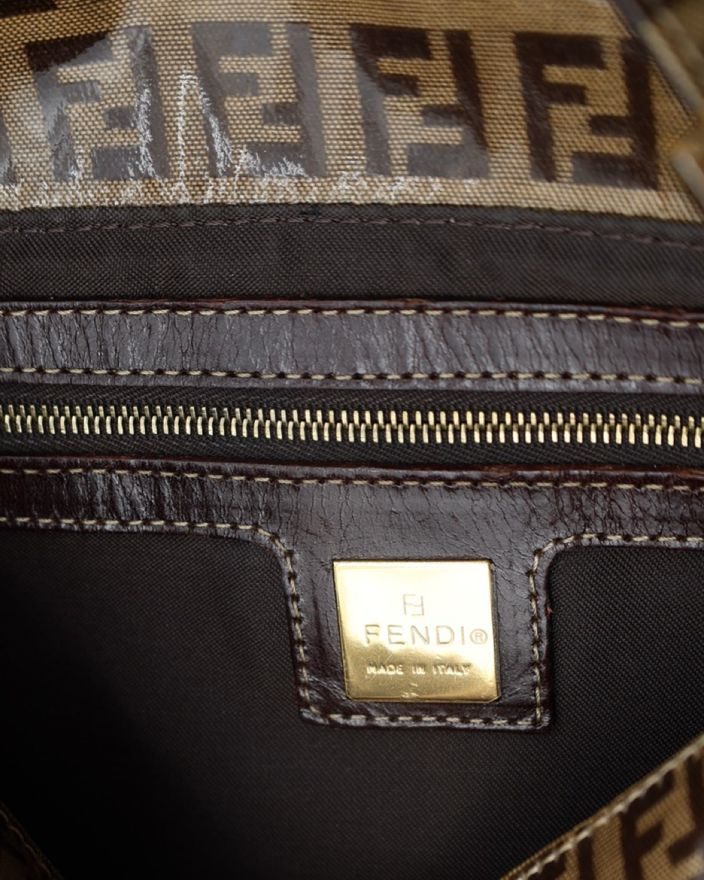 Fendi Mamma Baguette Zucchino Bag