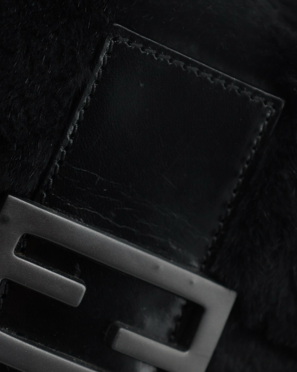 Fendi Baguette Fur Bag