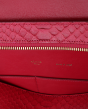 Celine Trapeze Python Bag