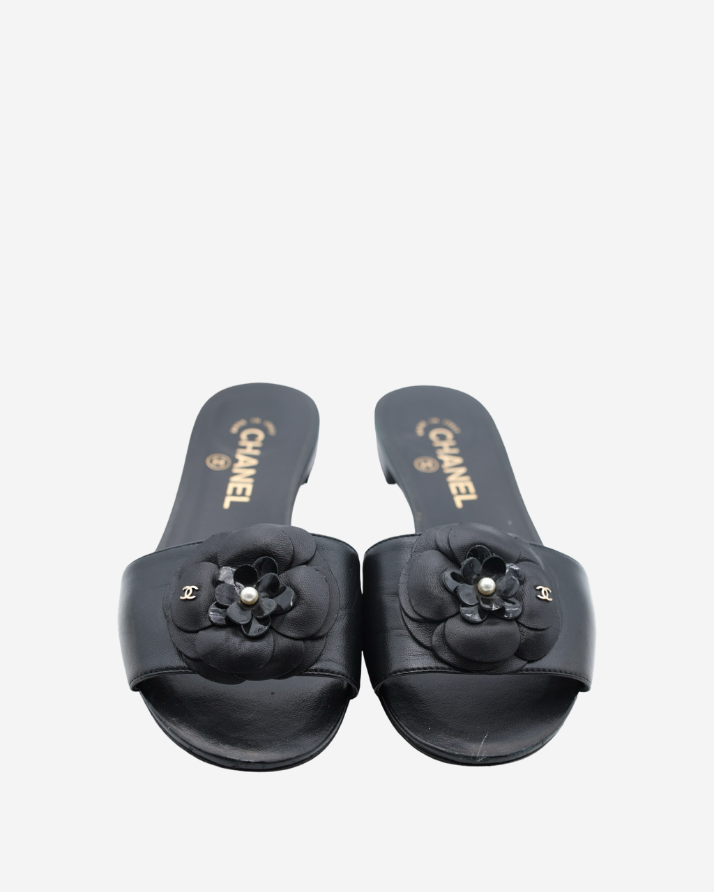 Sandalias Chanel Camelia 37.5