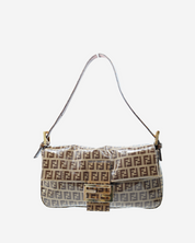 Fendi Zucchino Vinyl Baguette Bag