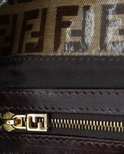 Fendi Zucchino Vinyl Baguette Bag