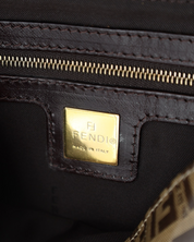 Fendi Zucchino Vinyl Baguette Bag