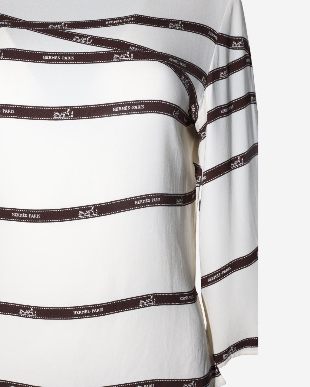 Blusa Hermès Bolduc 38 FR