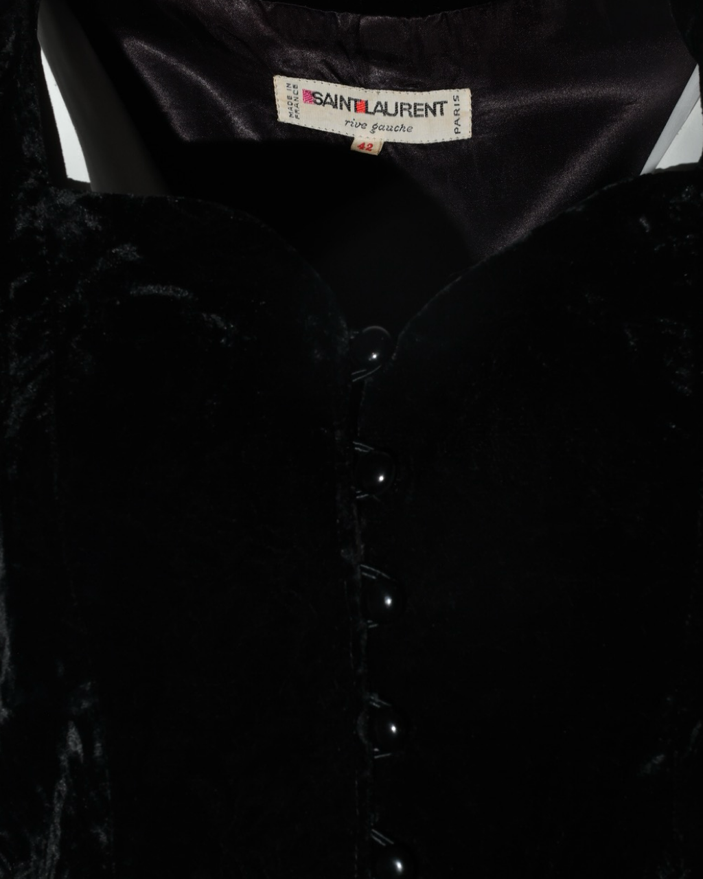 Saint Laurent Velvet Blouse S
