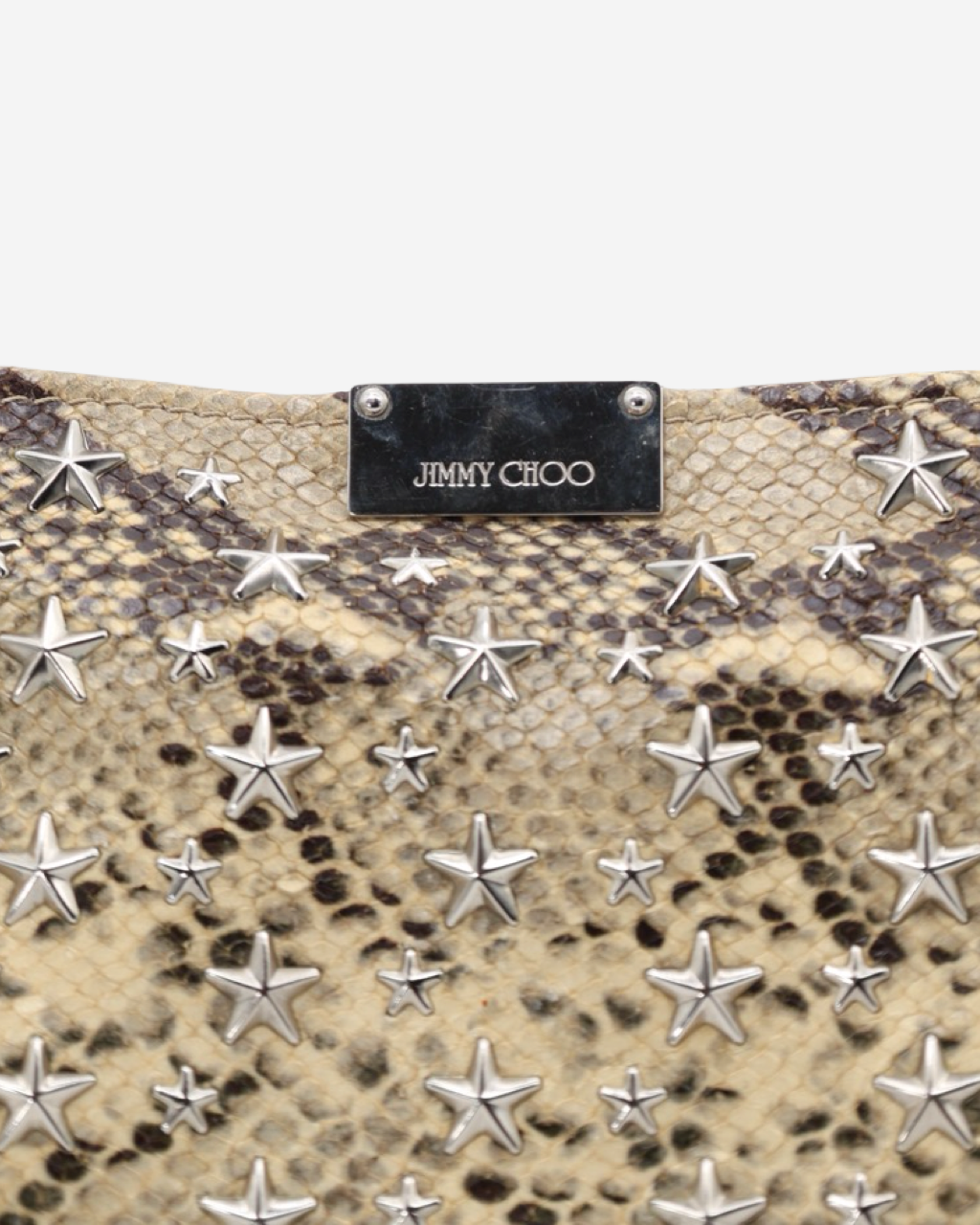Jimmy Choo Snake and Stars Clutch Bag