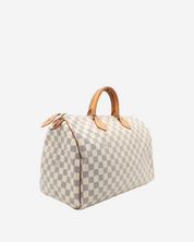 Louis Vuitton Speedy 35 Damier Azur Bag 2011