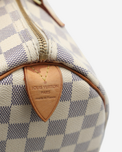 Louis Vuitton Speedy 35 Damier Azur Bag 2011
