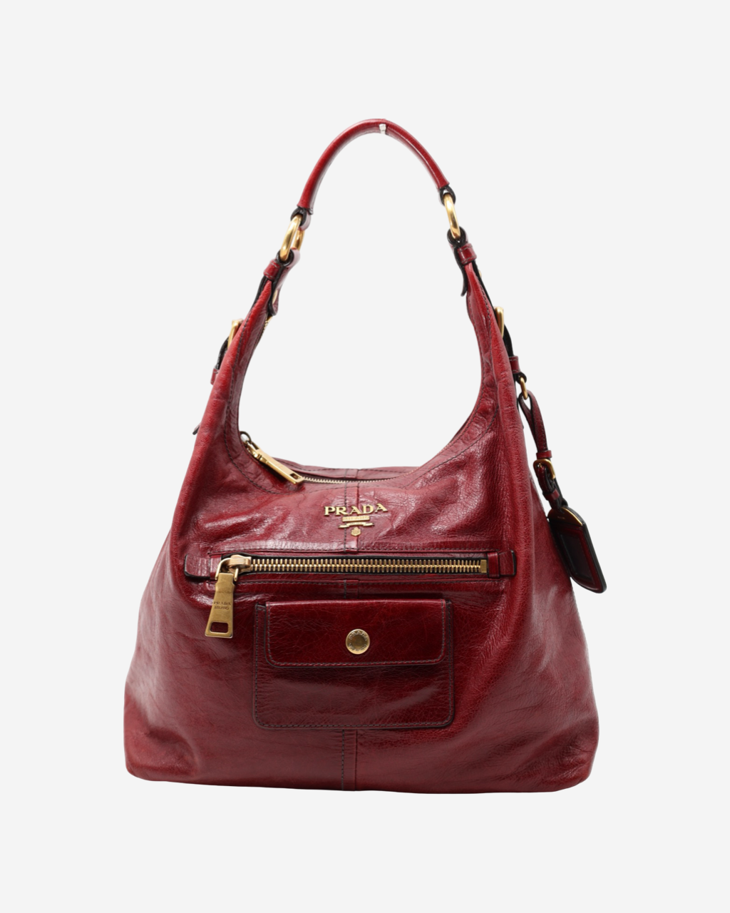 Prada Vitello Hobo Bag