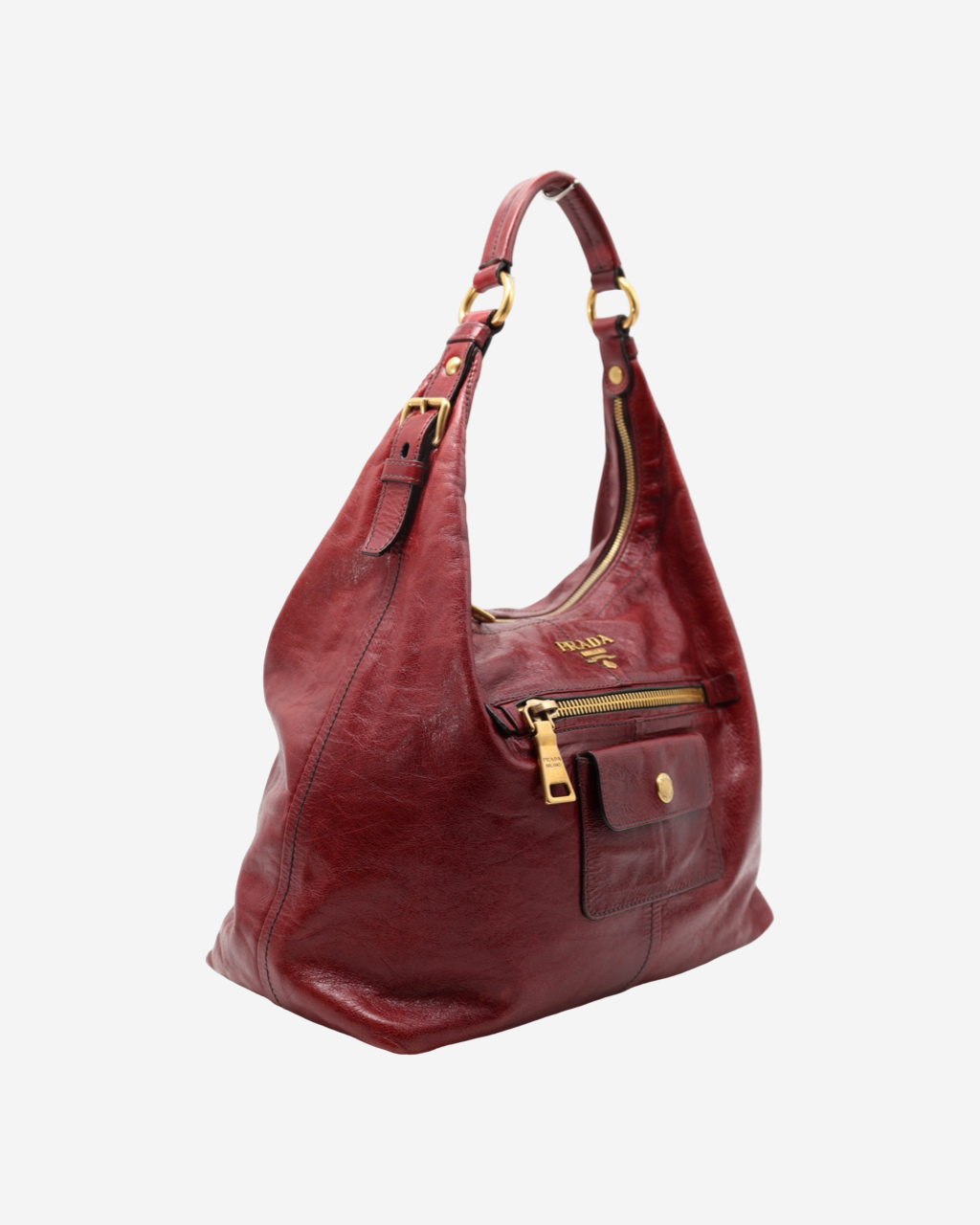Prada Vitello Hobo Bag
