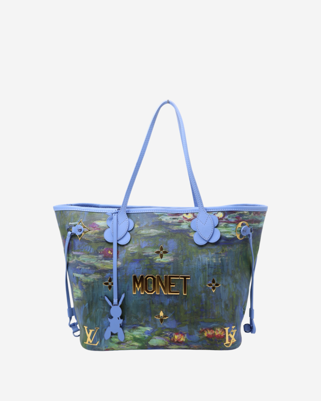 Louis Vuitton x Jeff Koons Neverfull Claude Monet MM 2017 Bag