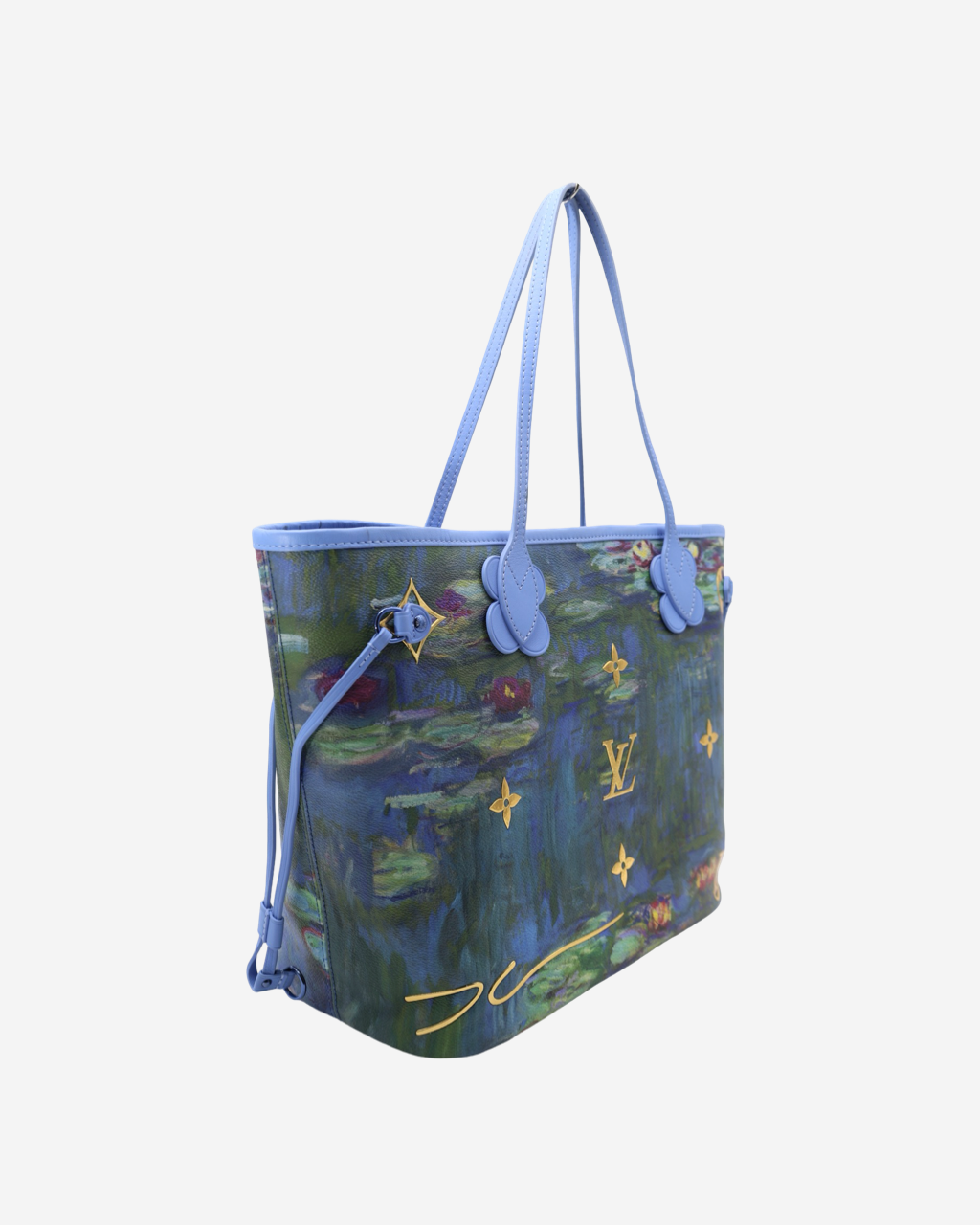Louis Vuitton x Jeff Koons Neverfull Claude Monet MM 2017 Bag