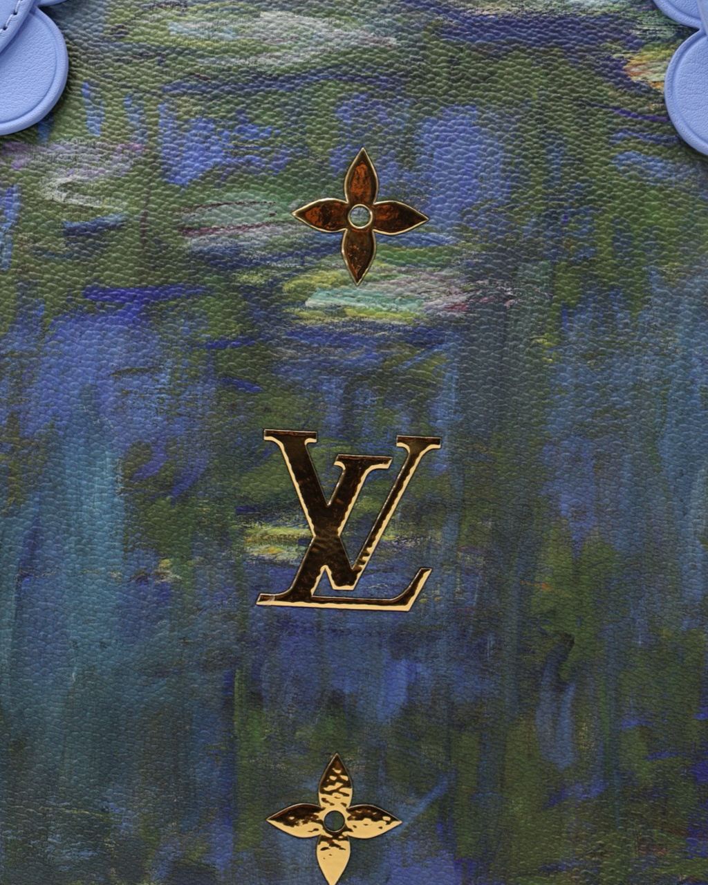 Louis Vuitton x Jeff Koons Neverfull Claude Monet MM 2017 Bag