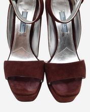 Plataformas Prada Gamuza 37.5