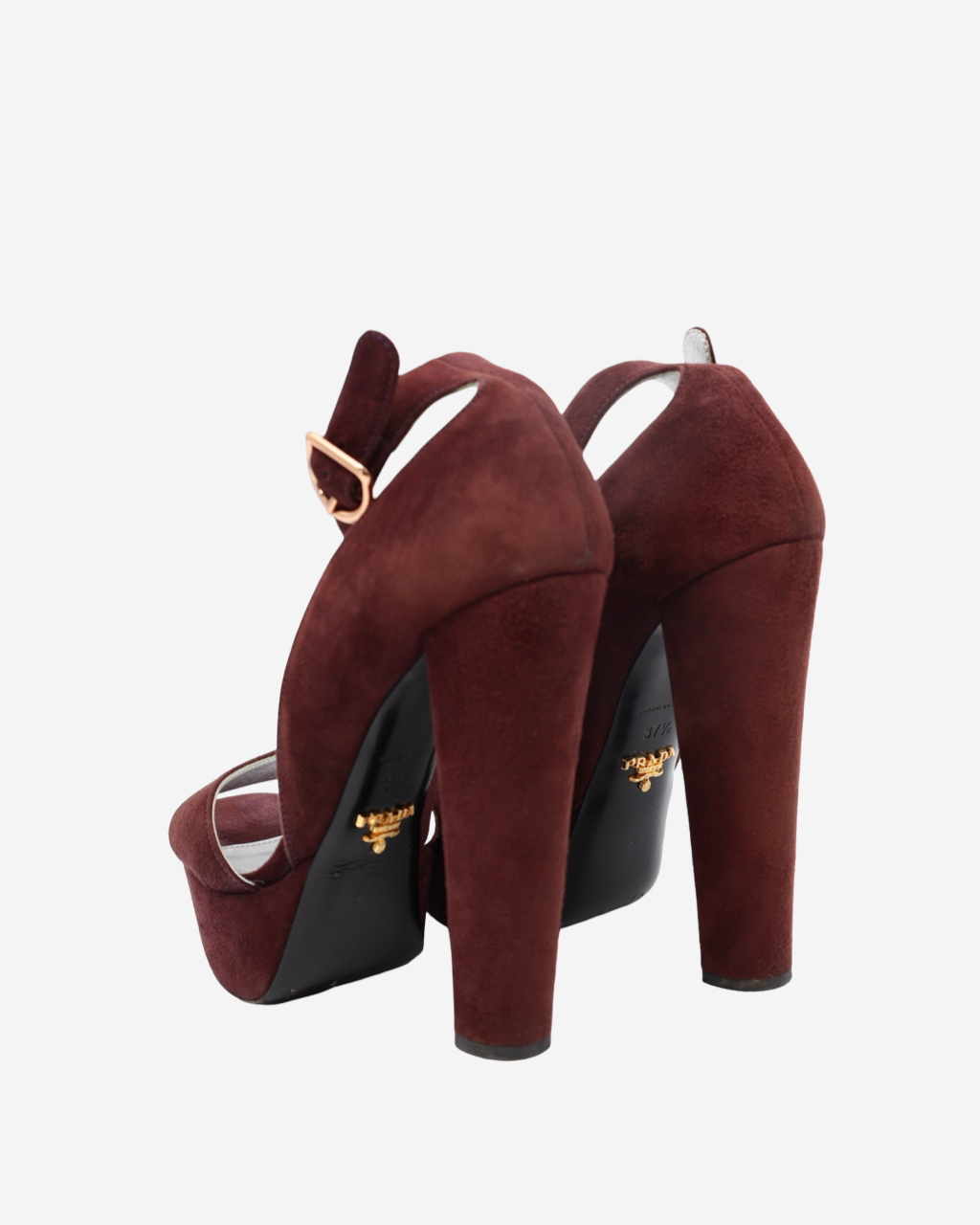 Plataformas Prada Gamuza 37.5