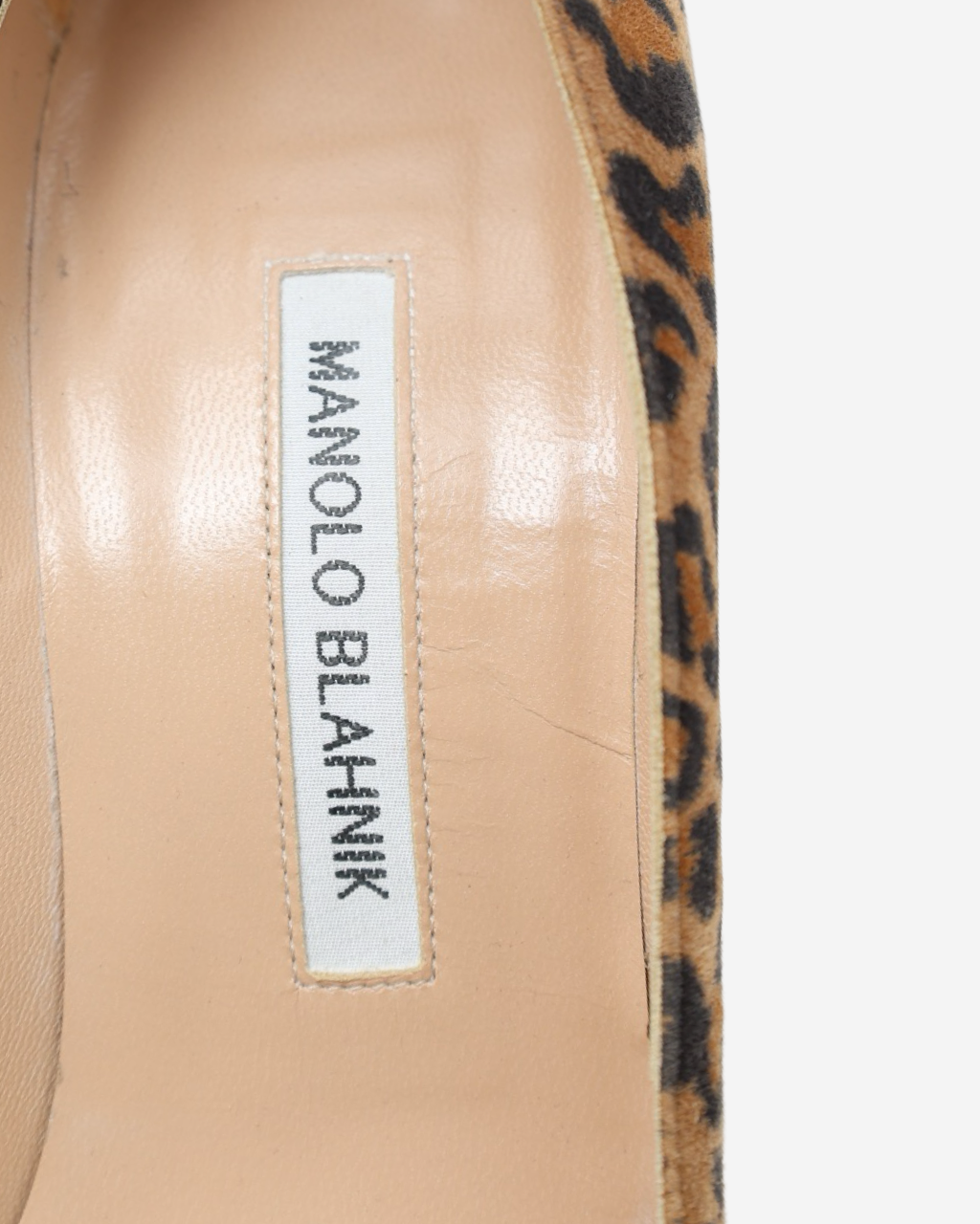 Manolo Blahnik Animal Print Pumps 37.5