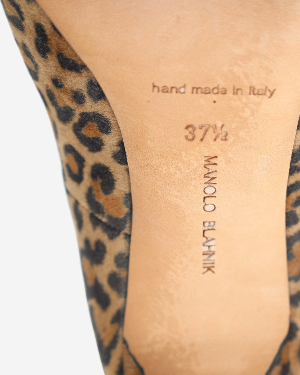 Manolo Blahnik Animal Print Pumps 37.5