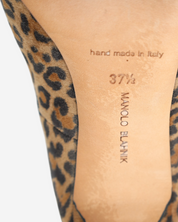 Manolo Blahnik Animal Print Pumps 37.5