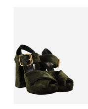 Prada Velvet Platforms 37