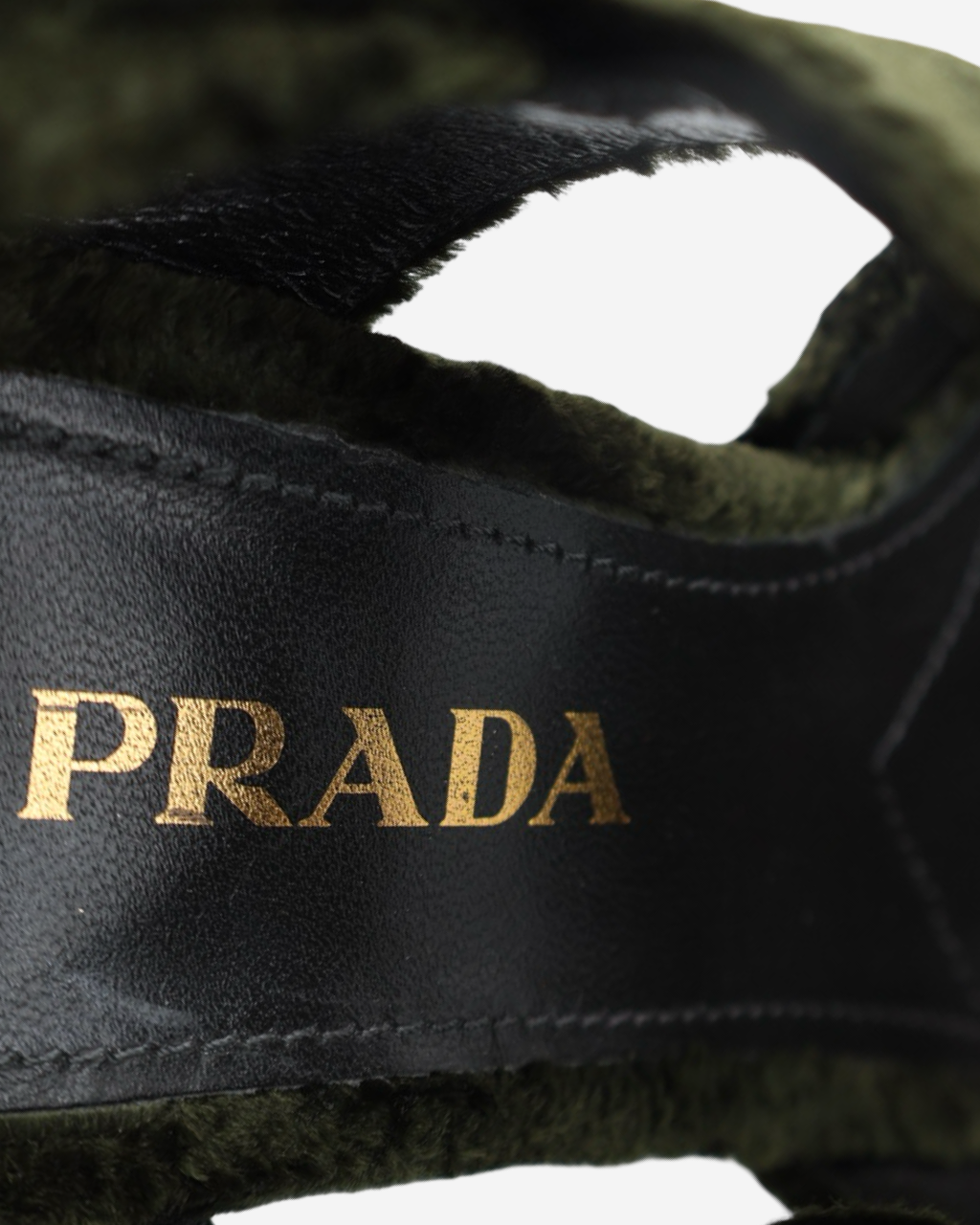 Prada Velvet Platforms 37