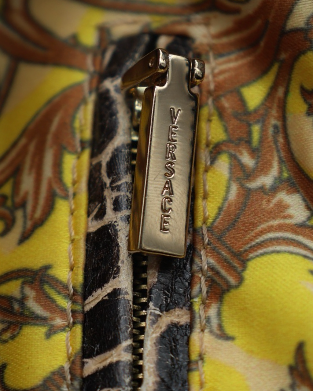 Bolso Versace Croco