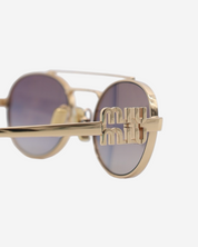 Miu Miu Oval Sunglasses