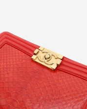 Bolso Chanel Boy Serpiente 2014