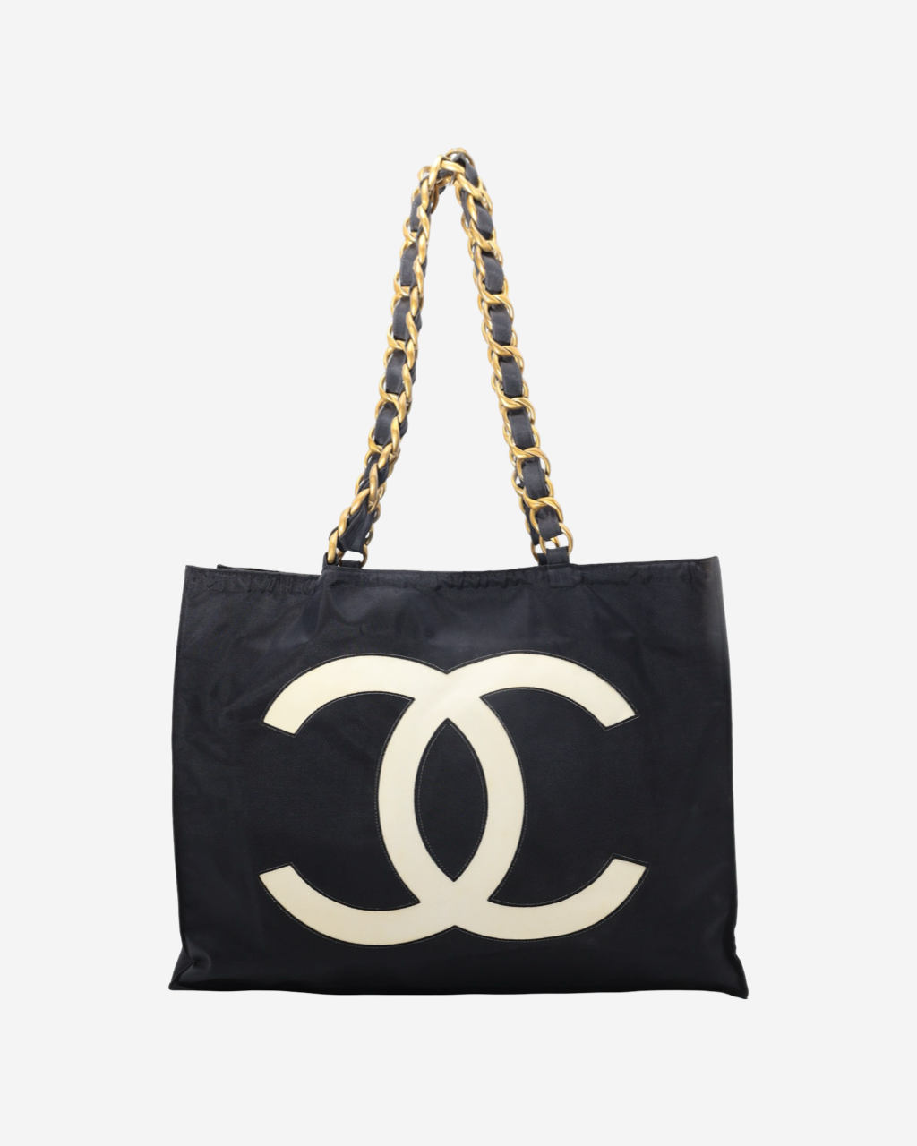 Chanel Vintage Tote Nylon CC Bag 1991 - 1994