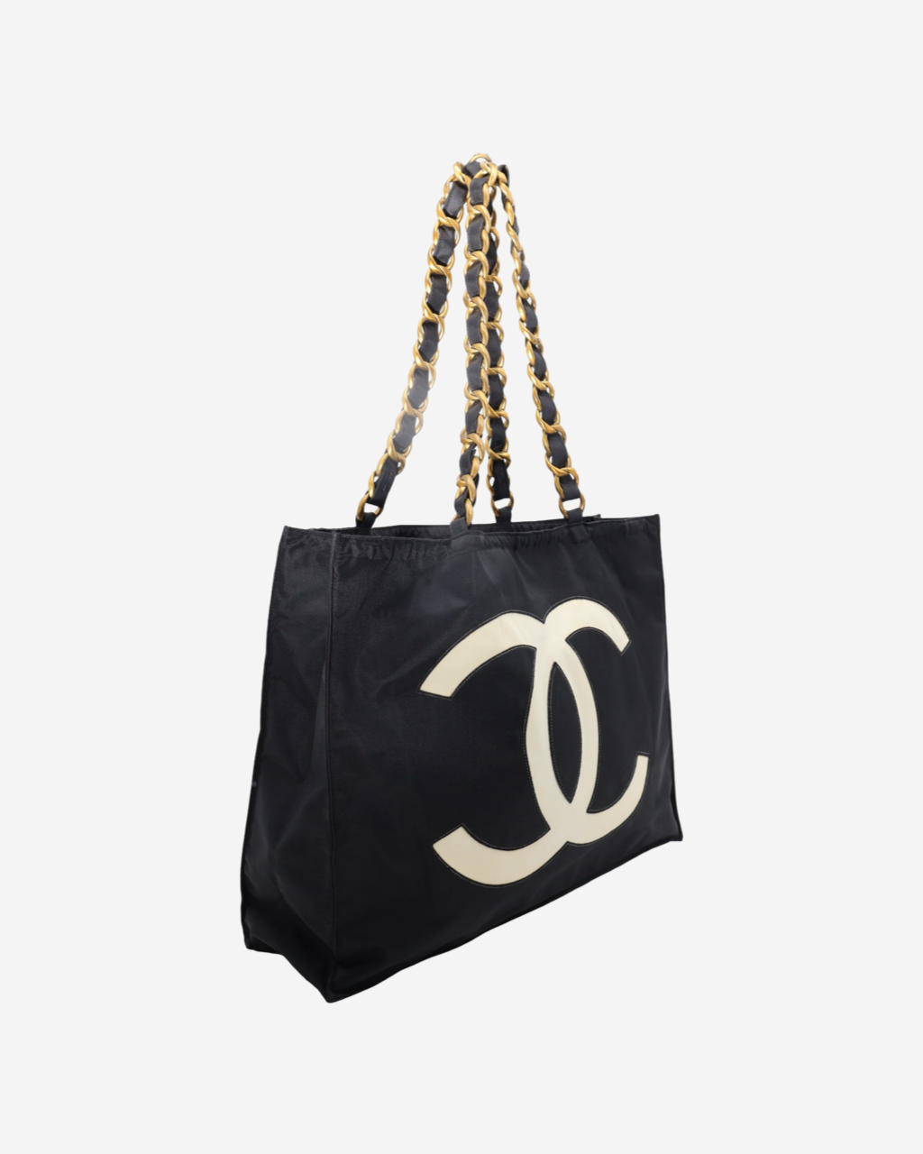 Chanel Vintage Tote Nylon CC Bag 1991 - 1994