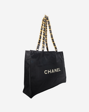 Chanel Vintage Tote Nylon CC Bag 1991 - 1994