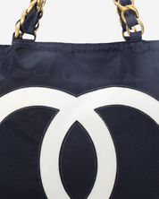 Chanel Vintage Tote Nylon CC Bag 1991 - 1994
