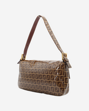 Fendi Baguette Zucchino Coated Canvas Bag
