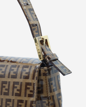 Fendi Baguette Zucchino Coated Canvas Bag
