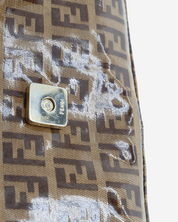 Fendi Baguette Zucchino Coated Canvas Bag