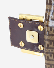 Fendi Baguette Zucchino Coated Canvas Bag